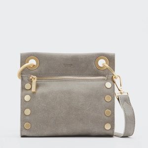 Hammitt Tony SML Pew Brushed Gold crossbody bag